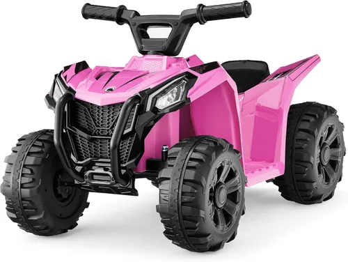 Best Choice Products - Auto para montar de 6 V para niños, cuadriciclo de 4 ruedas, coche de juego con velocidad máxima de 1.8 MPH, neumáticos con