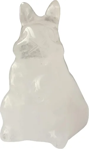 Miniatura 6 de Estatua de conejo tallada a mano de jade amarillo natural, cristales de 1.5 pulgadas y piedras curativas
