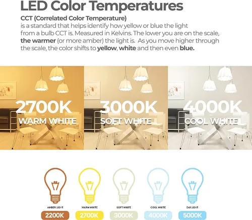 Miniatura 2 de Bulbrite Bombillas LED G40 de vidrio lechoso regulables de 8,5 vatios con base de tornillo medio (E26) 2700K (luz blanca cálida), 800 lúmenes