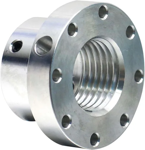 Miniatura 8 de Placa frontal de torno de 2-1/2 pulgadas, placa frontal de aluminio con tornillo para husillo de 1-1/4 pulgadas x 8TPI