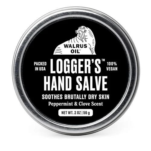 Miniatura 2 de Walrus Oil - Crema de bálsamo para manos de Logger, 2 onzas, 100% vegana, hecha con cera de oliva, mantequilla de kokum, aceite de coco y más. Aroma