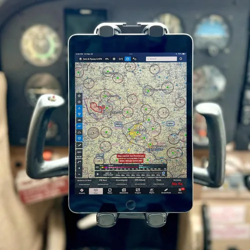 FlightPro ProAviator - Soporte de yugo para iPad Pro 12.9", iPad mini y teléfonos, para pilotos