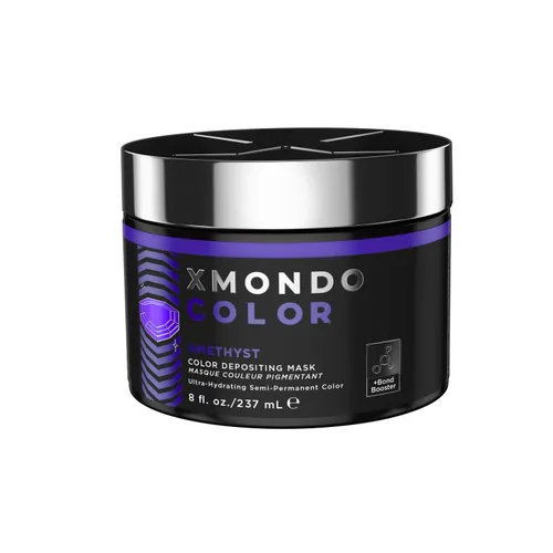 Miniatura 21 de XMONDO Color Super Purple Depositing Mask y tinte morado semipermanente, infundido con tecnología Bond Booster y ácido hialurónico para nutrición