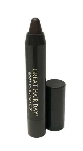 Joan Rivers Great Hair Day - Barra de retoque de raíz, cobertura de raíces, cobertura de cabello gris y corrector del cuero cabelludo para adelgazar