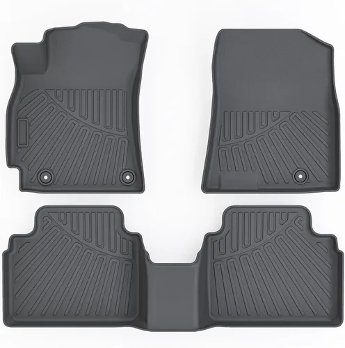 Miniatura 10 de Alfombrillas para Toyota Highlander 7 asientos 2014-2019, accesorios de protección para todo tipo de clima, juego completo de forros personalizados