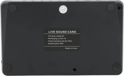 Miniatura 6 de Mezclador de audio, mezclador de audio profesional, cambiador de voz, tarjeta de sonido en vivo, reducción de ruido Bluetooth, cambiador de voz
