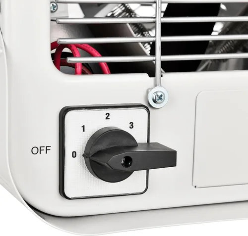 Miniatura 9 de Global Industrial Calentador eléctrico de unidad de garaje con termostato, Multt-Watt 1881-5000W, 240V-208V, acabado de capa epoxi gris, montaje