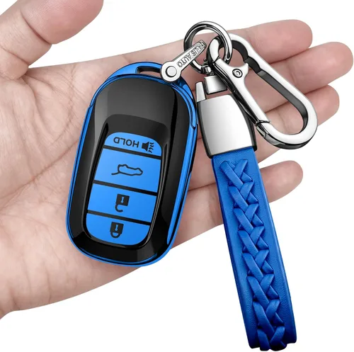 Miniatura 7 de Funda para llavero Honda con llavero TPU suave de protección de 360 grados para Accord Civic HR-V CR-V Pilot Passport Sport SI EX EX-L Touring 2022