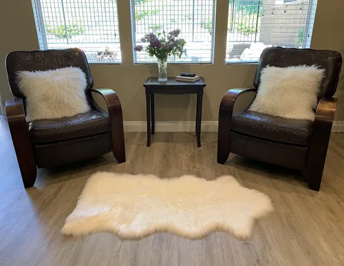 Miniatura 92 de LAMBZY Alfombra de pelo de oveja sintética, hipoalergénica, súper suave, sedosa para sala de estar, habitación de los niños, sofá