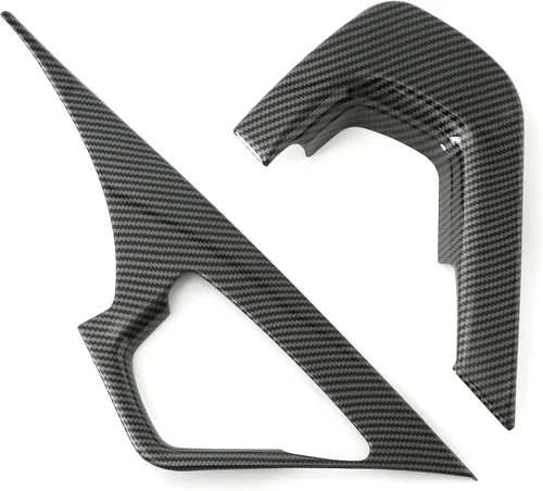 Miniatura 2 de Para C7 Corvette Fibra de Carbono Control Central Reposabrazos Cubierta Accesorios para 2014-2019 Chevrolet Corvette C7
