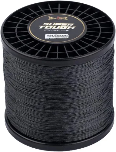 Miniatura 7 de HERCULES Línea de pesca trenzada súper resistente 4 hebras / 8 hebras, líneas trenzadas de 4 libras - 160 libras, 150/300/500/1000 yardas para agua