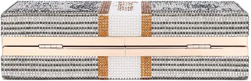 Miniatura 5 de Covelin Bolso de mano Dollar para mujer, bolso de noche con diamantes de imitación