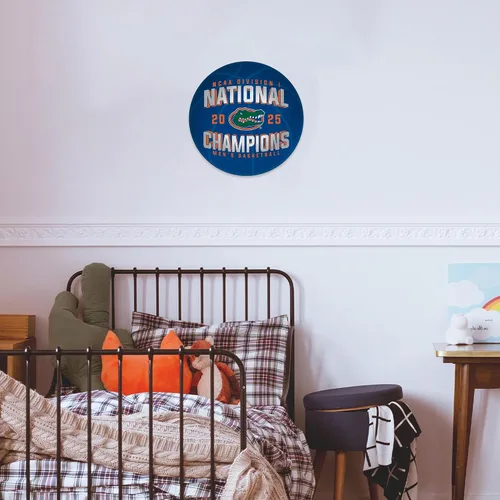 Miniatura 4 de Rico Industries NCAA Florida Gators 2025 - Banderín de baloncesto de corte en forma de campeones nacionales de baloncesto para hombre, decoración
