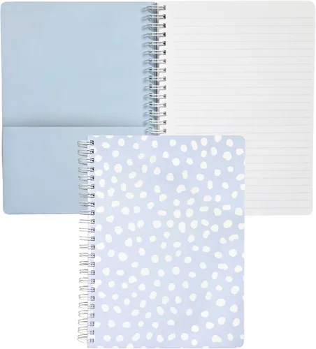 Miniatura 32 de Steel Mill & Co - Cuaderno de espiral mini lindo, 8.25" x 6.25", diario con tapa dura y 160 páginas forradas, diseño floral naranja Anaranjado floral