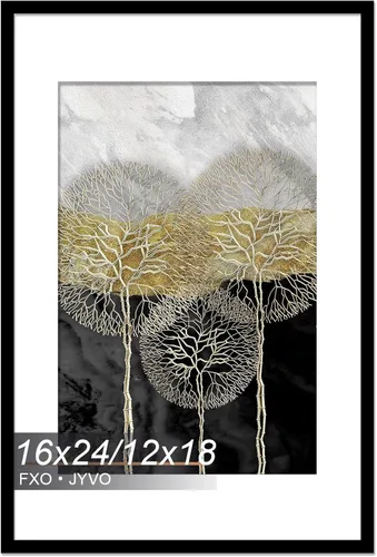 Miniatura 56 de Fxojyvo Marco de Fotos de 4x6, Muestra Foto de 3.5x5 con Paspartú o 4 x 6 Sin Paspartú, Liviano y de Alta Transparencia Marco de 4 por 6 para Pared