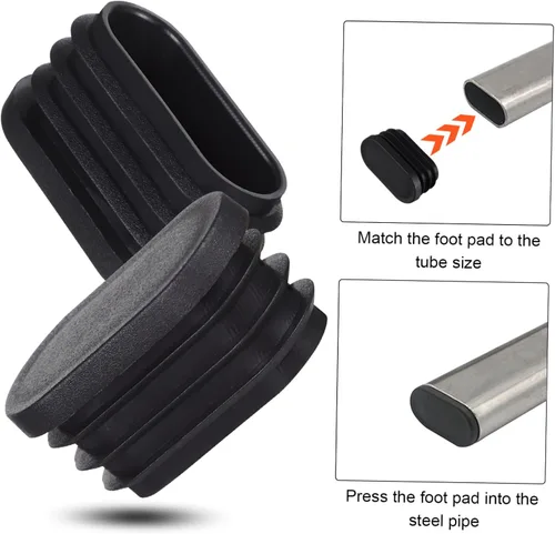 Miniatura 4 de 40 protectores de suelo de vinilo flexible para patas de silla, para mesa, cama, sillas de jardín, fundas para pies de silla con almohadillas