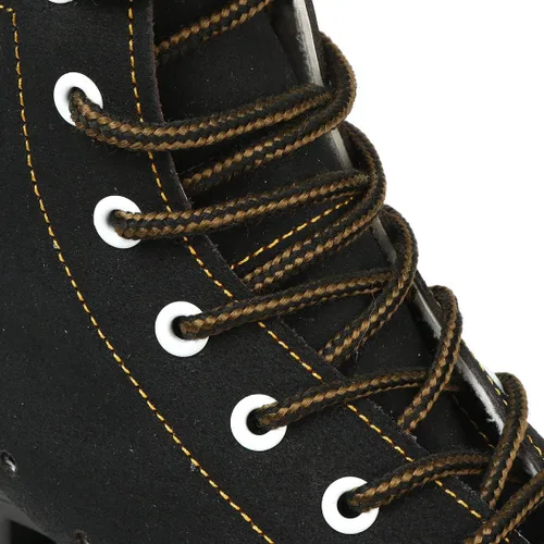 Miniatura 8 de Patines de ruedas para mujeres y hombres, zapatos altos de piel de vacuno, patines clásicos de doble fila, patines de cuatro ruedas para hombres