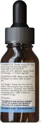 Miniatura 4 de Eclectic Institute Extracto de trampa para moscas Venus liofilizado y fresco crudo 1 fl oz (1.0 fl oz)