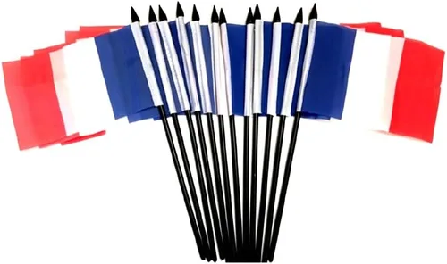 Miniatura 99 de Paquete de 12 banderas de escritorio de oficina en miniatura de poliéster internacional de 4 x 6 pulgadas, 1 docena de banderas pequeñas de 4 x 6
