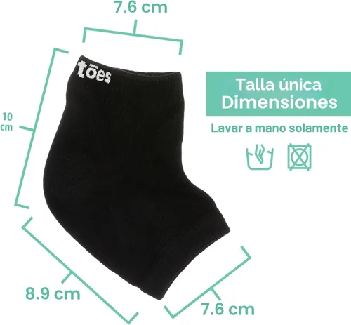 Miniatura 6 de ZenToes Calcetines hidratantes para tratamiento de talón agrietado, vitamina E, calcetines de talón con infusión de aceite de oliva y aceite