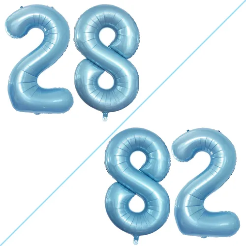 Miniatura 47 de Goer, conjunto de globos de papel aluminio para decoraciones de cumpleaños, globos de las letras de feliz cumpleaños y de números Oro