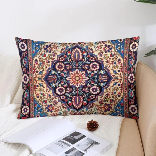 Miniatura 4 de Kashan - 19 fundas de almohada con estampado central persa de 12 x 20 pulgadas, fundas de almohada decorativas de terciopelo suave para decoración