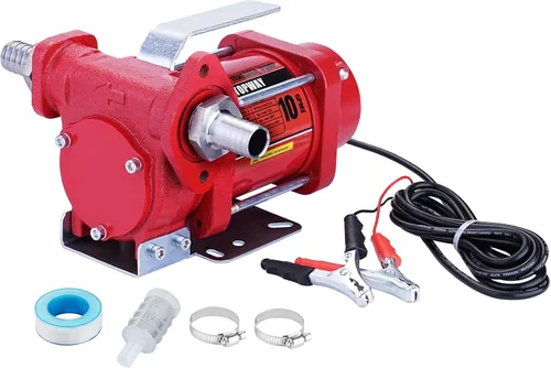 Miniatura 9 de TOPWAY Bomba de combustible de gasolina de 110 V CA, bomba de transferencia de aceite autocebante de 3.7 GPM con mango, bombeo reversible