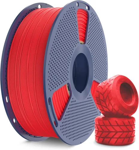 Miniatura 20 de SUNLU TPU - Filamento para impresora 3D de 1.75mm, filamento TPU de alta velocidad 95A, filamento 3D flexible de 1KG para impresión rápida, 35.27 oz