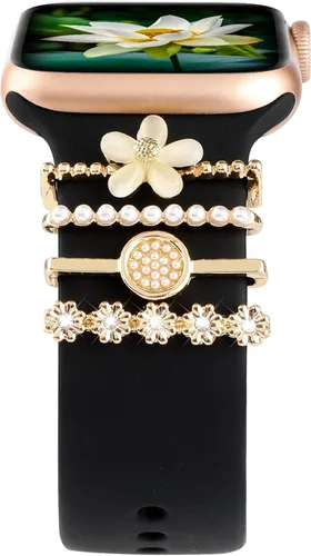 Miniatura 11 de Correas decorativas para reloj compatibles con Apple Watch de 1.496 pulgadas, 1.575 pulgadas, 1.614 pulgadas, 1.654 pulgadas, 1.732 pulgadas, 1.772