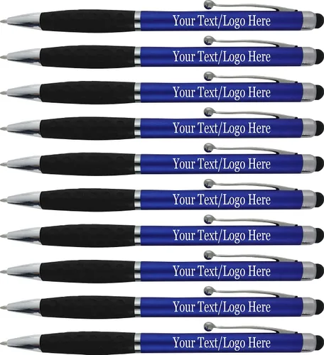 Miniatura 19 de SyPen Bolígrafos personalizados con nombre o logotipo, paquete de 300 bolígrafos personalizados para negocios, combo de bolígrafo y lápiz óptico