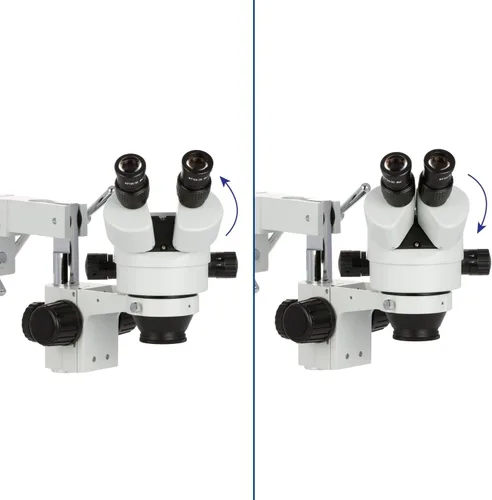 Miniatura 3 de AmScope SM-4BZ-80S Microscopio de zoom estéreo binocular profesional, ocular WH10x, aumento de 3.5X-90X, objetivo de zoom 0.7X-4.5X, anillo de luz