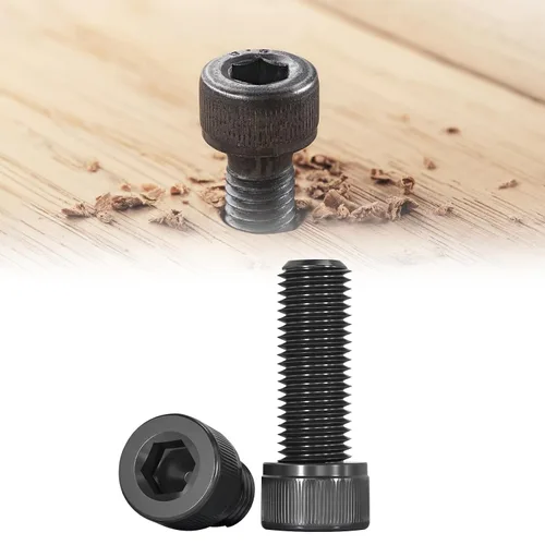 Miniatura 11 de Tornillos de cabeza hueca M6 x 0.630 in Tornillos de cabeza hueca de acero de aleación de grado 12.9 Tornillo hexagonal de máquina métrico