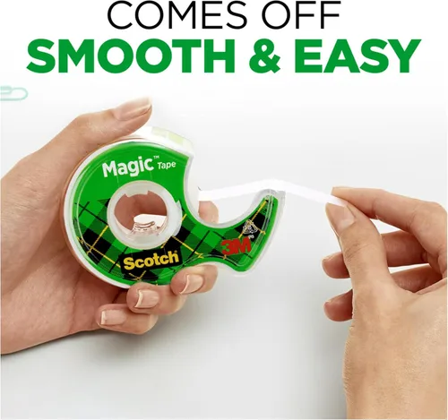 Miniatura 5 de Scotch Magic Tape, 1 Roll, Numerous Applications, Invisible, Engineered for Repairing, 3/4 x 650 Inches, Dispensered (122)