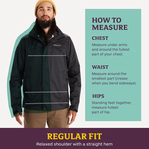 Miniatura 6 de MARMOT Men's Precip Lightweight Waterproof Rain Jacket
