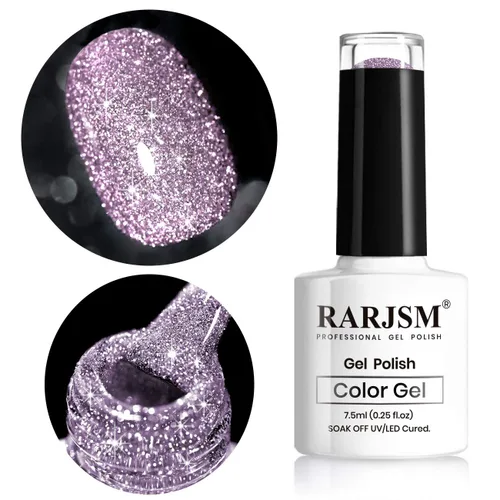 Miniatura 23 de RARJSM - Esmalte de uñas de gel con purpurina, de color verde oliva, brillante y brillante, para manicura DIY y salón de uñas, requiere secado