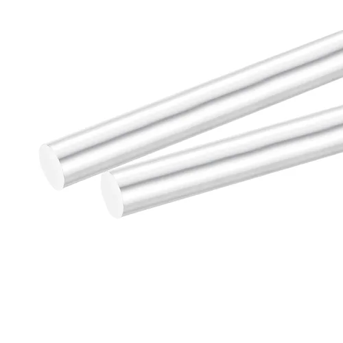 Miniatura 13 de MECCANIXITY Varilla redonda de aluminio macizo de 0.236 in de diámetro, 9.843 in de longitud, para manualidades, paquete de 2