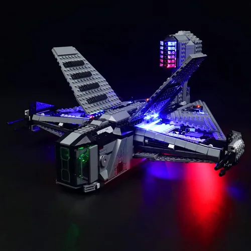 Miniatura 5 de BrickBling Kit de iluminación LED compatible con Lego 75323 The Justifier Building Set, versión mejorada de luces compatibles con Lego Justifier