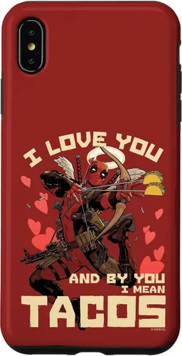 Miniatura 21 de Marvel Deadpool I Love You and by You I Mean Tacos - Carcasa para iPhone 17