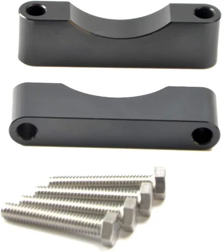 Miniatura 4 de Kit de soporte para guardabarros delantero negro compatible con guardabarros de 21 pulgadas, 23 pulgadas, 26 pulgadas, compatible con modelos Harley