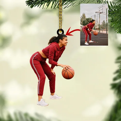 Miniatura 13 de Adorno fotográfico personalizado para árbol de Navidad 2D, adorno de Navidad personalizado con foto, regalos de Navidad para amigos familiares