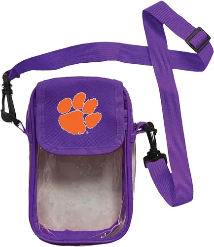 Miniatura 24 de Mini bolsa para estadio – Bolsa cruzada transparente compacta de 7.5 pulgadas – Juegos, graduaciones, conciertos – Aprobado por la NCAA de seguridad