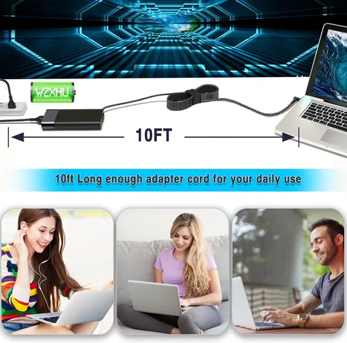 Miniatura 6 de WZXHU Cargador para laptop de 200 W compatible con HP Victus Gaming 15 16 Omen Pavilion 15 16 17 Zbook 15 17 ZBook Fury Create Studio Envy 15 2020