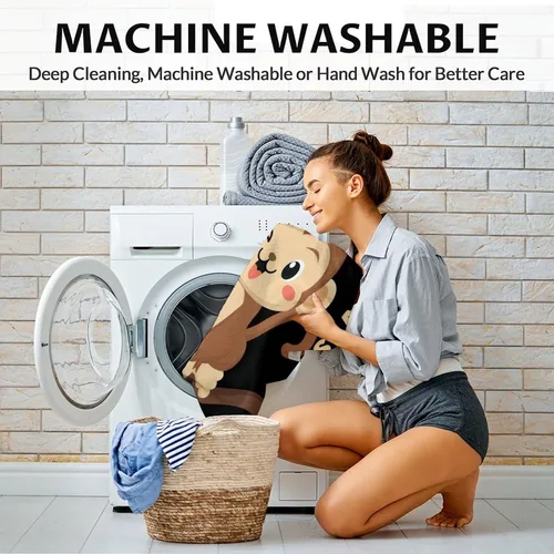 Miniatura 5 de Manta de mono para niñas pequeñas, tamaño de regazo de 30 x 40 pulgadas, manta de felpa suave y peluda para regalo, manta negra linda para cama, sofá