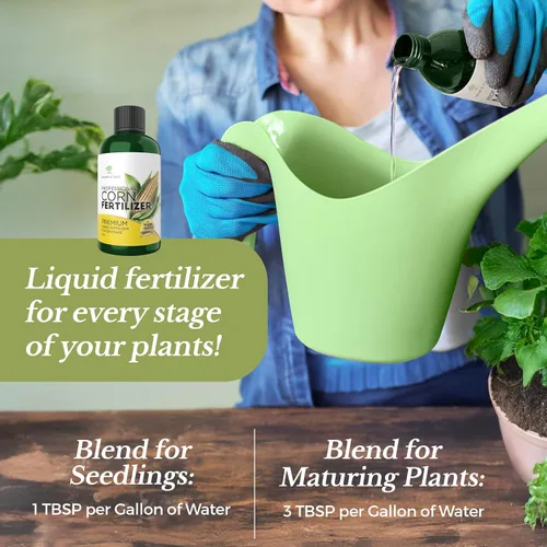Miniatura 3 de Fertilizante de maíz profesional líquido 5-1-5 concentrado de 8 onzas, fertilizante de planta de maíz premium, fertilizante líquido para plantas