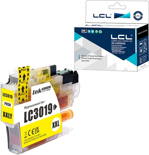 Miniatura 7 de LCL Cartucho de tinta de repuesto compatible para Brother LC3019 LC3017 XXL LC3017BK LC3019BK de alto rendimiento MFC-J5330DW J6530DW J6930DW Negro