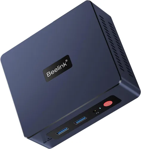 Beelink SER3 Mini PC, AMD Ryzen 3 3200U (14nm, 2C/4T) hasta 3.5GHz, Mini Computadora de Juegos 16GB DDR4 RAM 500GB PCIE3.0 X4 SSD, Micro PC 4K@60Hz
