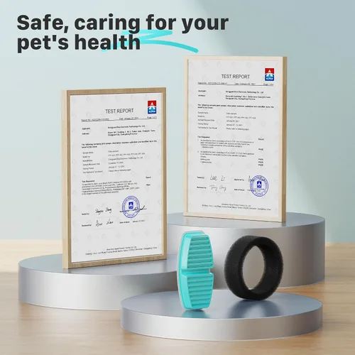 Miniatura 8 de FOFNON Filtros de fuente de agua para gatos: 12 filtros de repuesto para fuente de agua para mascotas FOFNON - Juego de 3 meses de filtro de fuentes