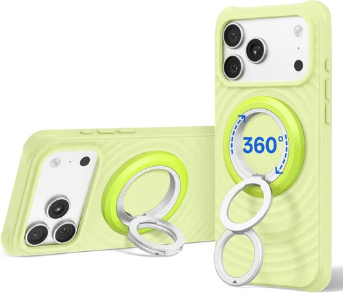 Miniatura 12 de SYNCWIRE Soporte magnético para anillo de teléfono MagSafe, rotación de 360°, agarre magnético de doble cara, soporte de anillo para teléfono