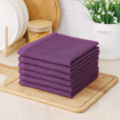 Miniatura 118 de Kitinjoy - Paños de cocina de 100 % algodón, tela de tejido gofrado, paño de limpieza ultrasuave, absorbente y de secado rápido. Beige