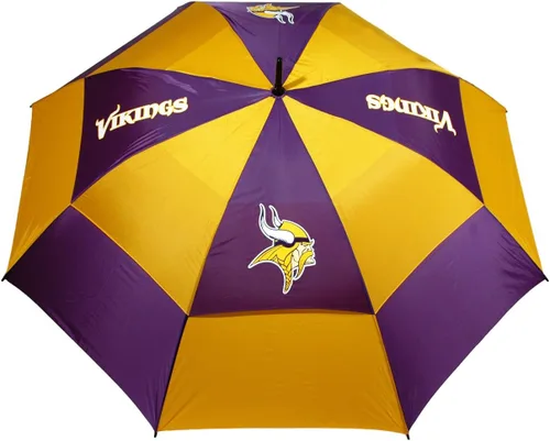 Miniatura 14 de Team Golf NFL San Francisco 49ers - Paraguas de golf de 62 pulgadas con funda protectora, diseño de protección contra el viento de doble toldo